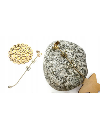 Kolczyki MOTYLKI MOTYLE stal chirurgiczna...