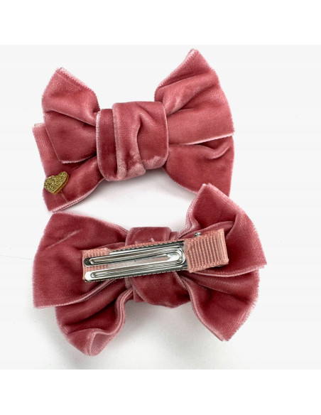 Spinki do włosów welurowe KOKARDKI PREMIUM Lolita Accessories 2 sztuki