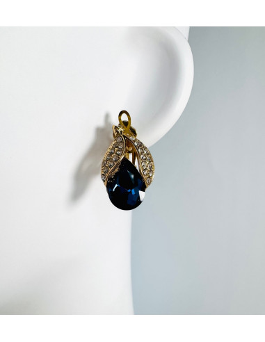 Klipsy do Uszu Lolita Accessories Klips do UCHA VINTAGE GRANAT