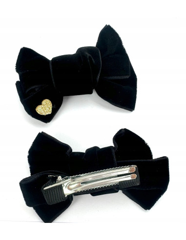 Spinki do włosów welurowe KOKARDKI PREMIUM...