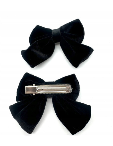 Spinki do włosów welurowe KOKARDKI PREMIUM...