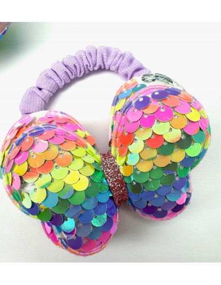 Gumki do włosów MOTYLKI CEKINY Lolita Accessories Zestaw 2 sztuki