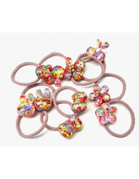 Gumki do włosów dla dziecka dziewczynki Lolita Accessories Zestaw 10 sztuk