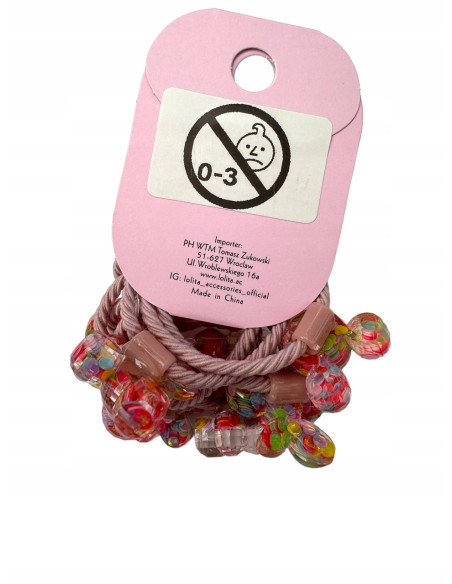 Gumki do włosów dla dziecka dziewczynki Lolita Accessories Zestaw 10 sztuk