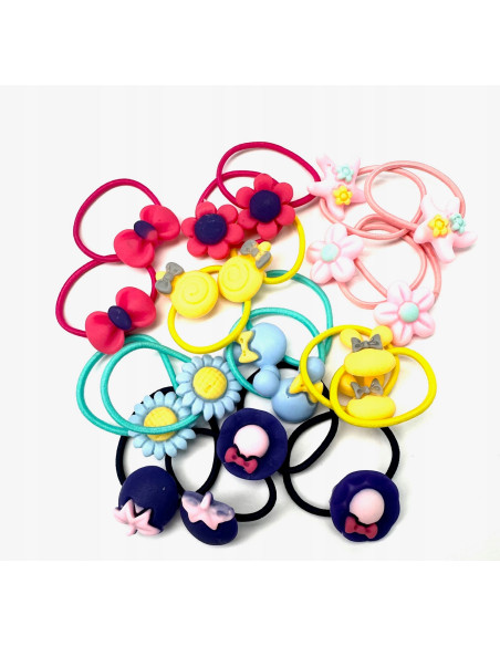 Gumki do włosów dla dziecka dziewczynki Lolita Accessories Zestaw 20 sztuk