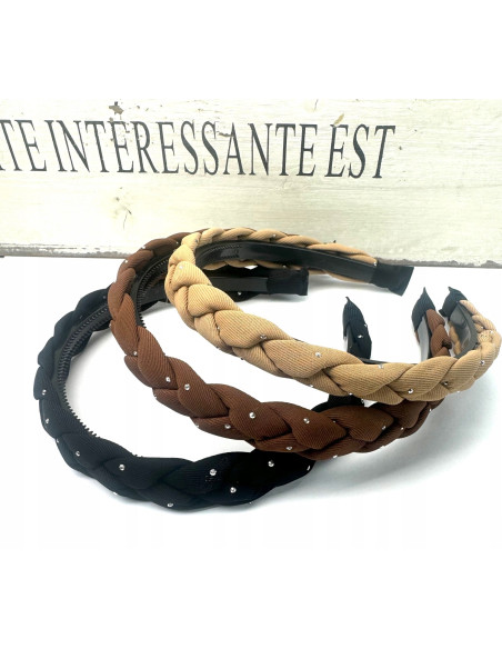 Lolita Accessories opaska do włosów kolekcja NATURA Warkocz