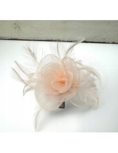 Fascynator na głowę KWIAT Stroik na głowę RÓŻOWY Lolita... 2