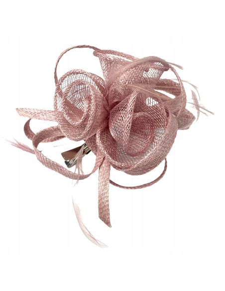 Fascynator na głowę KWIAT Stroik na głowę RÓŻOWY Lolita Accessories