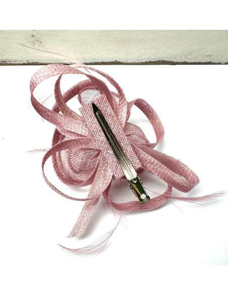 Fascynator na głowę KWIAT Stroik na głowę RÓŻOWY Lolita Accessories