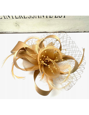 Fascynator na głowę KWIAT Stroik na głowę...