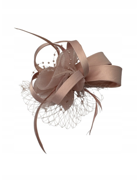 Fascynator na głowę KWIAT Stroik na głowę RÓŻOWY Lolita Accessories