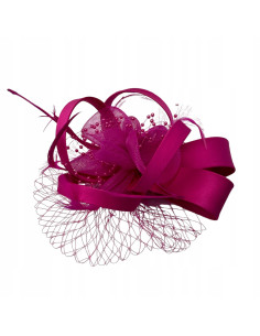 Fascynator na głowę KWIAT Stroik na głowę FUKSJA Lolita...