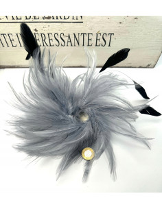 Fascynator na głowę BROSZKA PRZYPINKA Stroik na głowę... 2
