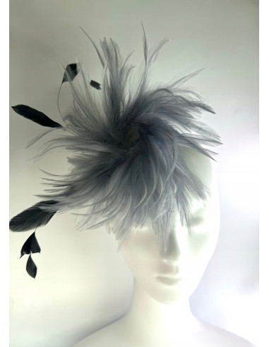 Fascynator na głowę BROSZKA PRZYPINKA Stroik na...