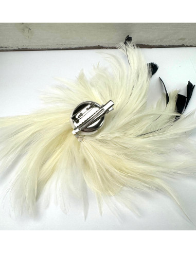 Fascynator na głowę BROSZKA PRZYPINKA Stroik na...