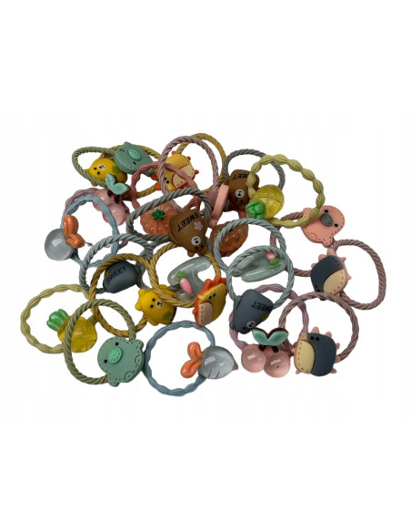 Gumki do włosów dla dziecka dziewczynki Lolita Accessories Zestaw 20 sztuk