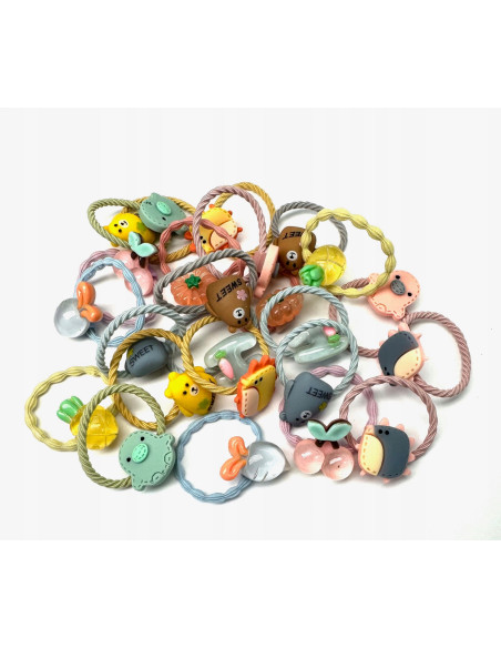 Gumki do włosów dla dziecka dziewczynki Lolita Accessories Zestaw 20 sztuk