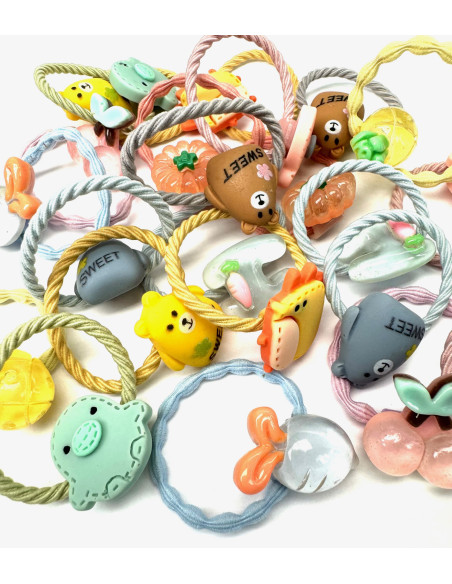 Gumki do włosów dla dziecka dziewczynki Lolita Accessories Zestaw 20 sztuk