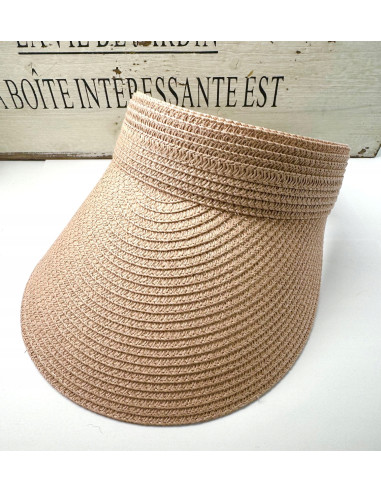 Daszek na głowę słomkowy pleciony...