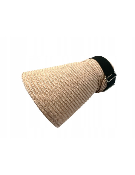 Daszek na głowę słomkowy pleciony przeciwsłoneczny Lolita Accessories