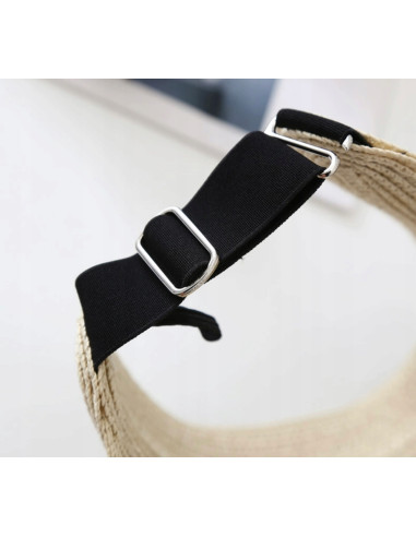 Daszek na głowę słomkowy pleciony...