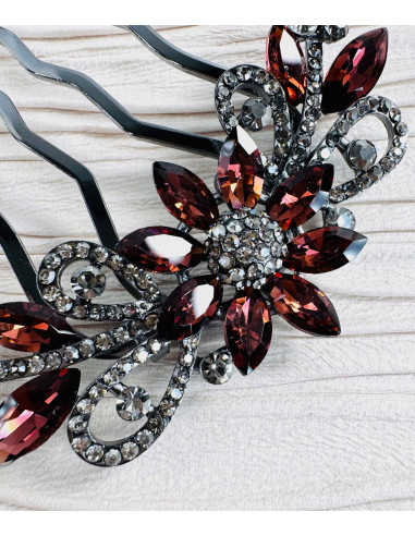 GRZEBIEŃ wsuwany do włosów wtykowy ozdobny...