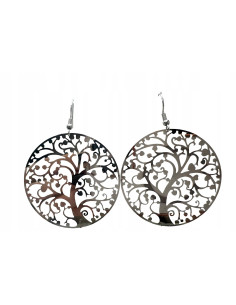 Kolczyki srebrne wycinanki stal chirurgiczna nierdzewna...