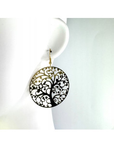 Kolczyki złote wycinanki stal chirurgiczna nierdzewna... 2