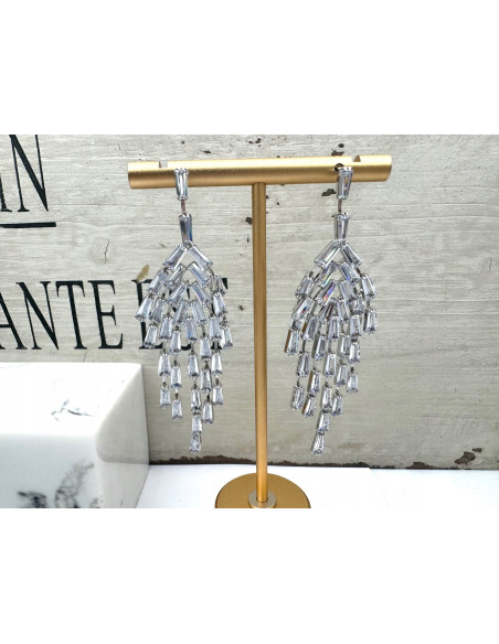 Kolczyki z cyrkoniami Lolita Accessories Cyrkonie na Imprezę