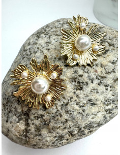 Kolczyki Lolita Accessories Srebrny sztyft "925" Złote... 2