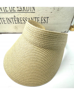 Daszek na głowę słomkowy pleciony przeciwsłoneczny Lolita...