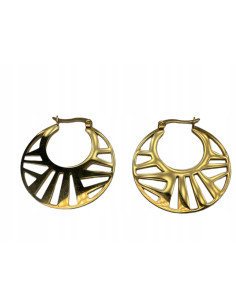 Kolczyki złote koła stal chirurgiczna nierdzewna Lolita...