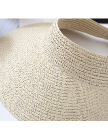 Daszek na głowę słomkowy pleciony...