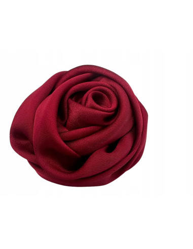 KWIAT Róża Z MATERIAŁU BROSZKA PRZYPINKA PREZENT LOLITA ACCCESSORIES 4.5 cm