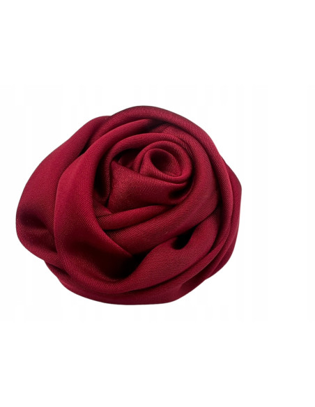 KWIAT Róża Z MATERIAŁU BROSZKA PRZYPINKA PREZENT LOLITA ACCCESSORIES 4.5 cm