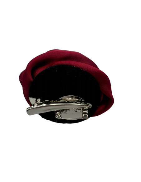 KWIAT Róża Z MATERIAŁU BROSZKA PRZYPINKA PREZENT LOLITA ACCCESSORIES 4.5 cm