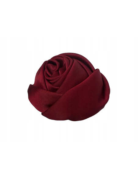 KWIAT Róża Z MATERIAŁU BROSZKA PRZYPINKA PREZENT LOLITA ACCCESSORIES 4.5 cm