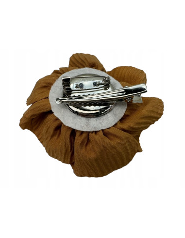 KWIAT Z MATERIAŁU BROSZKA PRZYPINKA PREZENT...