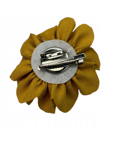 KWIAT Z MATERIAŁU BROSZKA PRZYPINKA PREZENT...