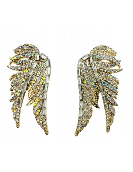 Kolczyki Skrzydła Lolita Accessories Złote Skrzydła do uszu