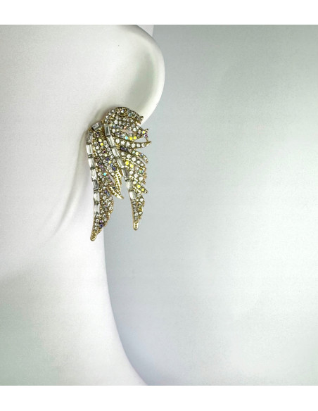 Kolczyki Skrzydła Lolita Accessories Złote Skrzydła do uszu