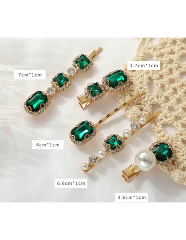 Zestaw 5 sztuk SPINKA , WSUWKA, CRYSTAL do...