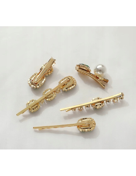 Zestaw 5 sztuk SPINKA , WSUWKA, CRYSTAL do włosów na BAL ZJAWISKOW WSUWKI