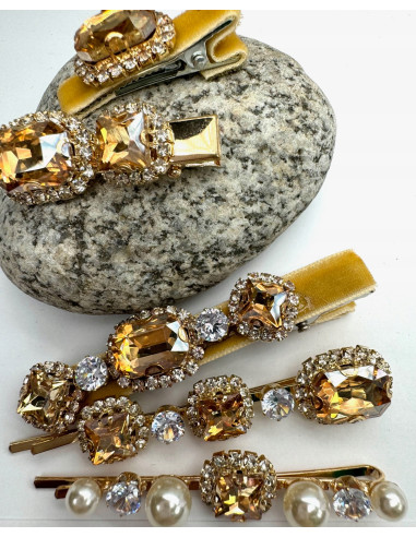 Zestaw 5 sztuk SPINKA z AKSAMITKĄ, WSUWKA z...