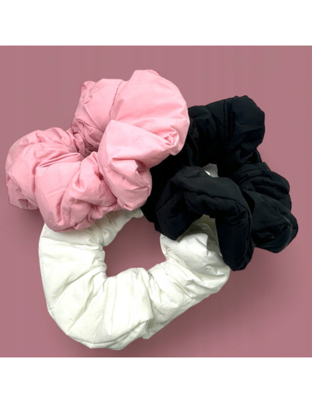 Gumka do włosów Scrunchie Lolita Accessories różowa "puchówka"