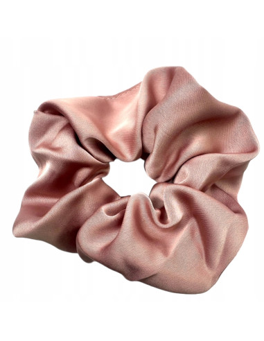 Gumka do włosów Scrunchie Lolita Accessories XL różowa Satyna