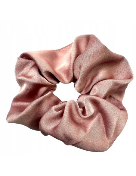 Gumka do włosów Scrunchie Lolita Accessories XL różowa Satyna