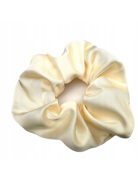 Gumka do włosów Scrunchie Lolita Accessories XL Ecru Satyna