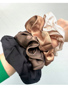 Gumka do włosów Scrunchie Lolita Accessories XXXL CZARNa... 2