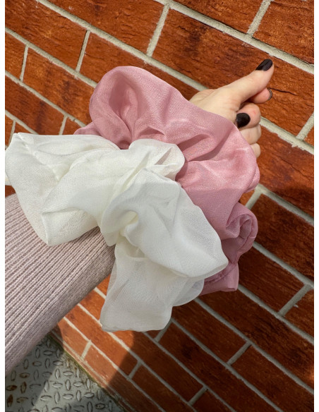 Gumka do włosów Scrunchie Lolita Accessories XXXL różowa